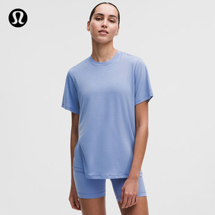 Jersey 女士训练平纹针织短袖 T 恤丨lululemon丨LW3HQUS