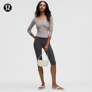 Groove 女士运动高腰裤脚缺口中长裤 15 丨lululemon丨LW5HK2S