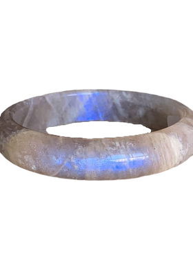 天然月长石月光石手环镯子