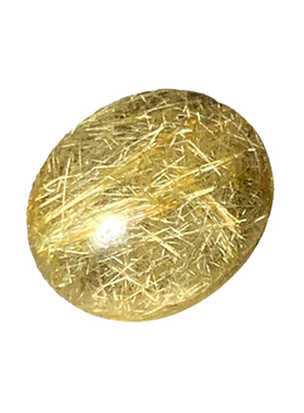 天然发晶戒面可镶嵌发丝多