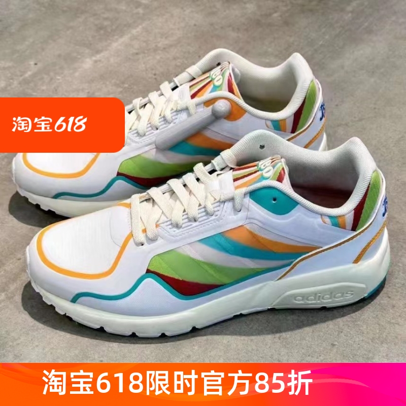 Adidas Neo Run9tis男女复古低帮减震休闲运动跑鞋HP2160/2161