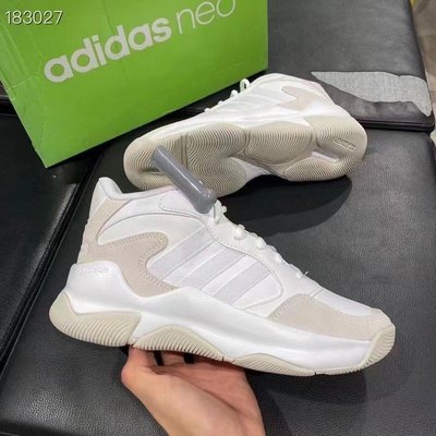 Adidas 阿迪达斯 cloudfoam云底缓震系列 男子中帮 篮球鞋EG4344