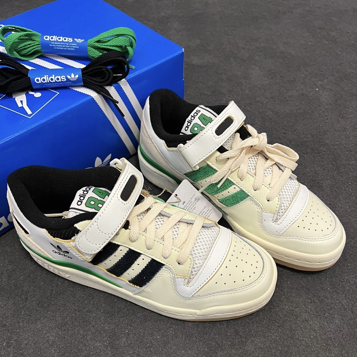 adidas阿迪达斯三叶草FORUM 84男女鞋低帮板鞋运动休闲鞋gx9058