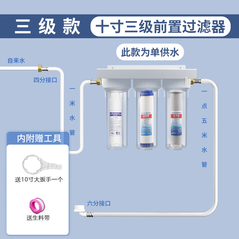 制冰机净水器过滤器商用奶茶专用咖啡店净水机制冰机器前置过滤器