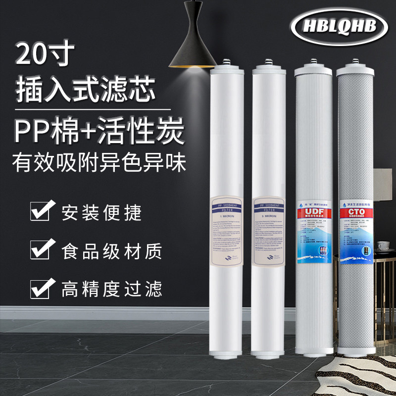 20寸尖头滤芯售水机前四级用插口