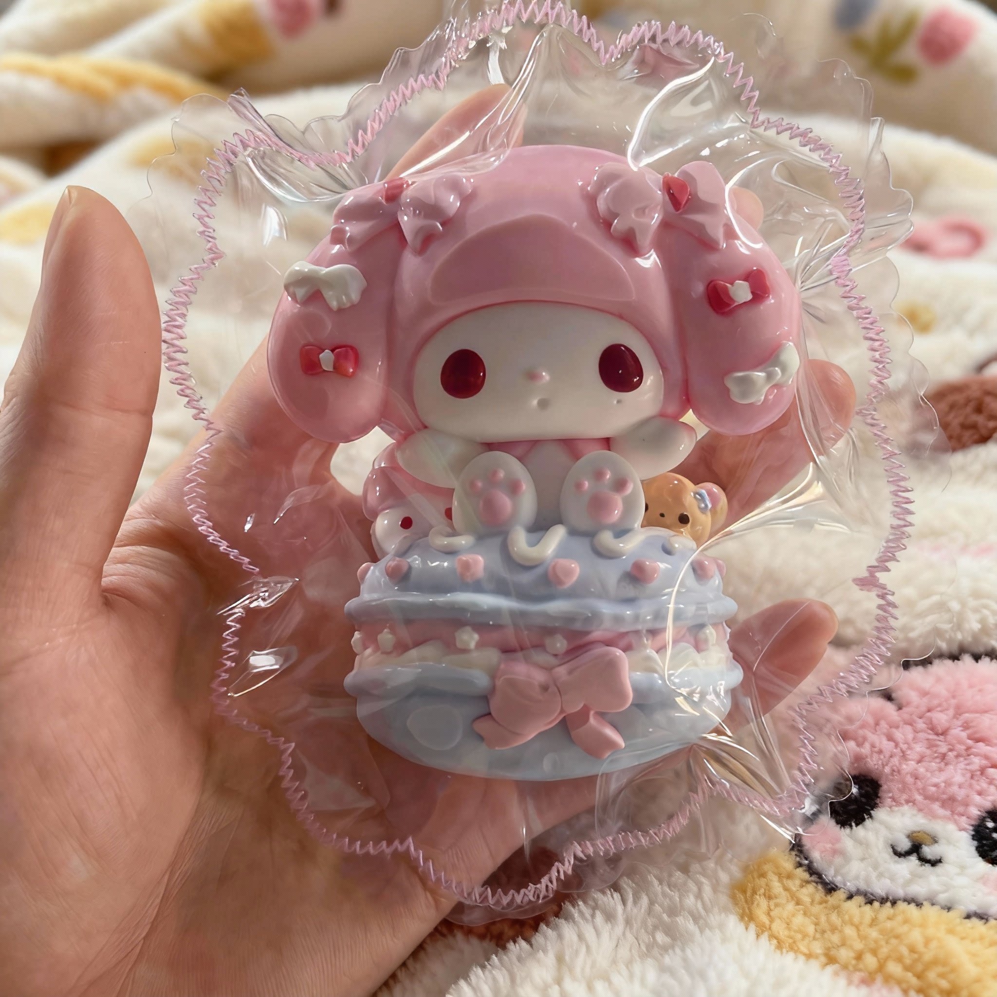 三丽鸥甜品捏捏乐 甜甜圈小羊/kt雪糕筒 可爱解压小物