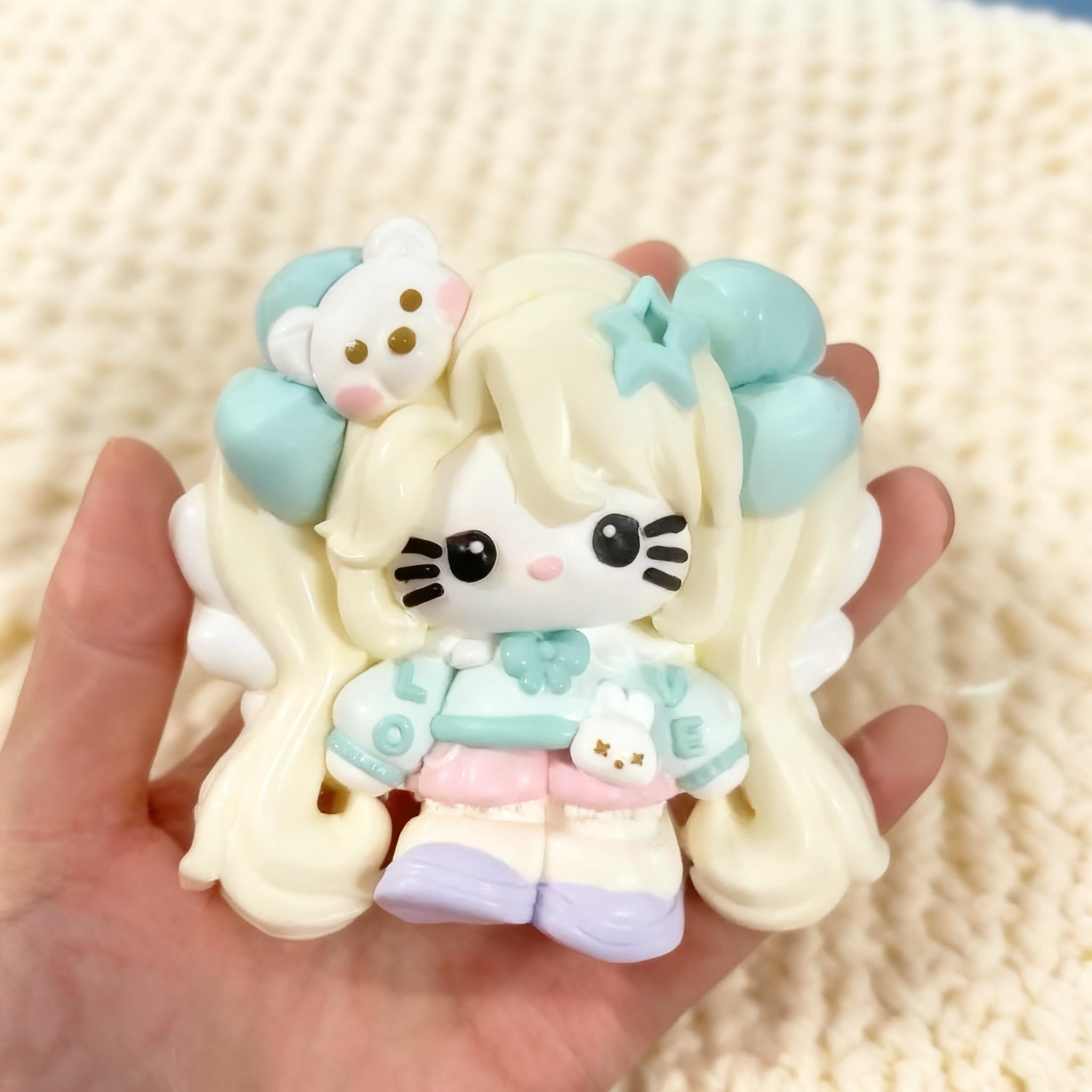 可爱少女心Kitty捏捏乐萌态解压玩具慢回弹好物发泄神器肌无力