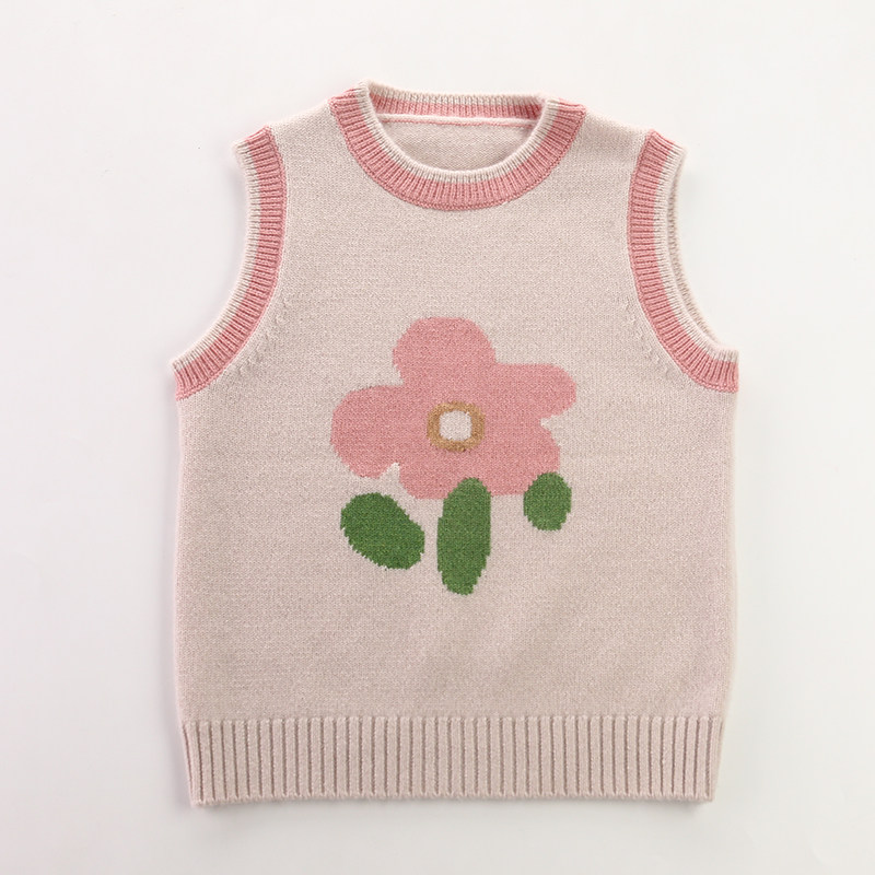 秋冬女童背心圆领宝宝毛衣加厚山羊绒针织套头马甲坎肩儿童羊绒衫,童装/婴儿装/亲子装,马甲,淘宝优惠券,粉丝福利购,淘宝优惠卷