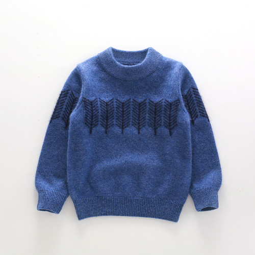 秋冬儿童羊绒衫高档加厚中小童