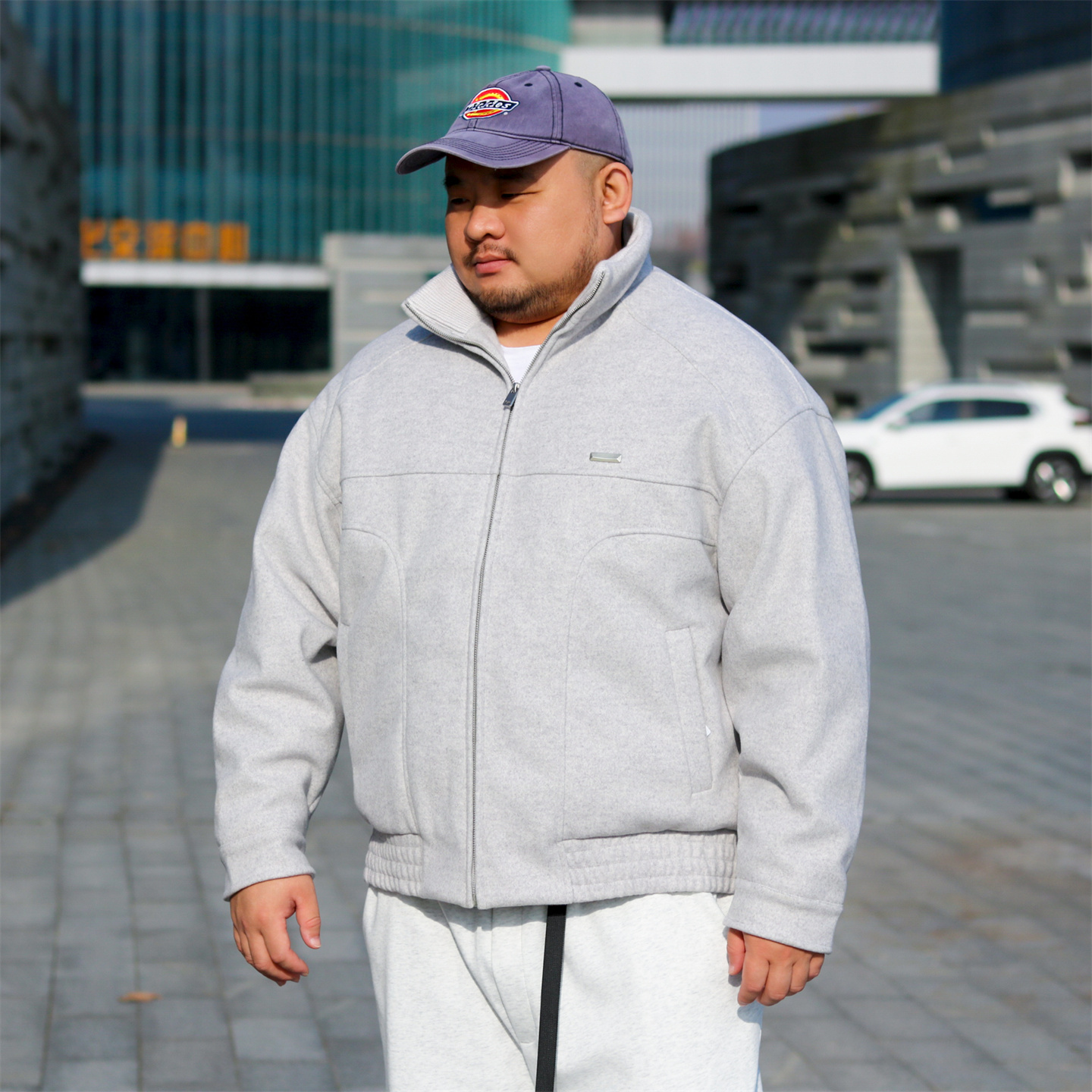 TRCE镭创280斤可穿90白鸭绒休闲大码高级感纯色立领保暖羽绒服