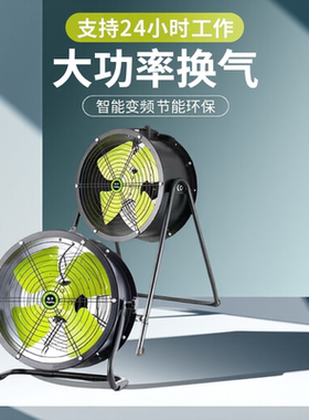 永磁变频轴流风机无极调速趴地扇