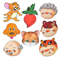 Kindergarten performance fairy tale headdress stage performance animal costume props pull radish costume headdress