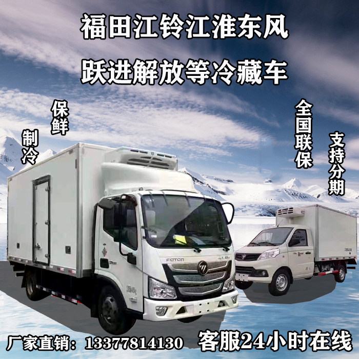 2米国六小型保温箱板疫苗雪糕水果肉质品蔬菜运输冷链车