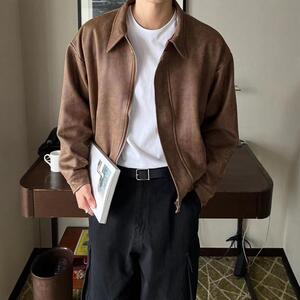 高品质韩版新品痞帅男皮衣夹克超帅欧巴外套A430-PY02P125图片