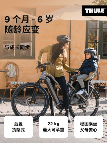 瑞典拓乐 Thule Yepp 2 Maxi RM 后置货架式儿童自行车座椅THULE