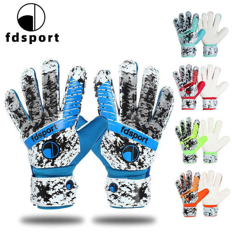 飞盾足球守门员手套乳胶带护指防滑耐磨中小学生训练比赛门将护具