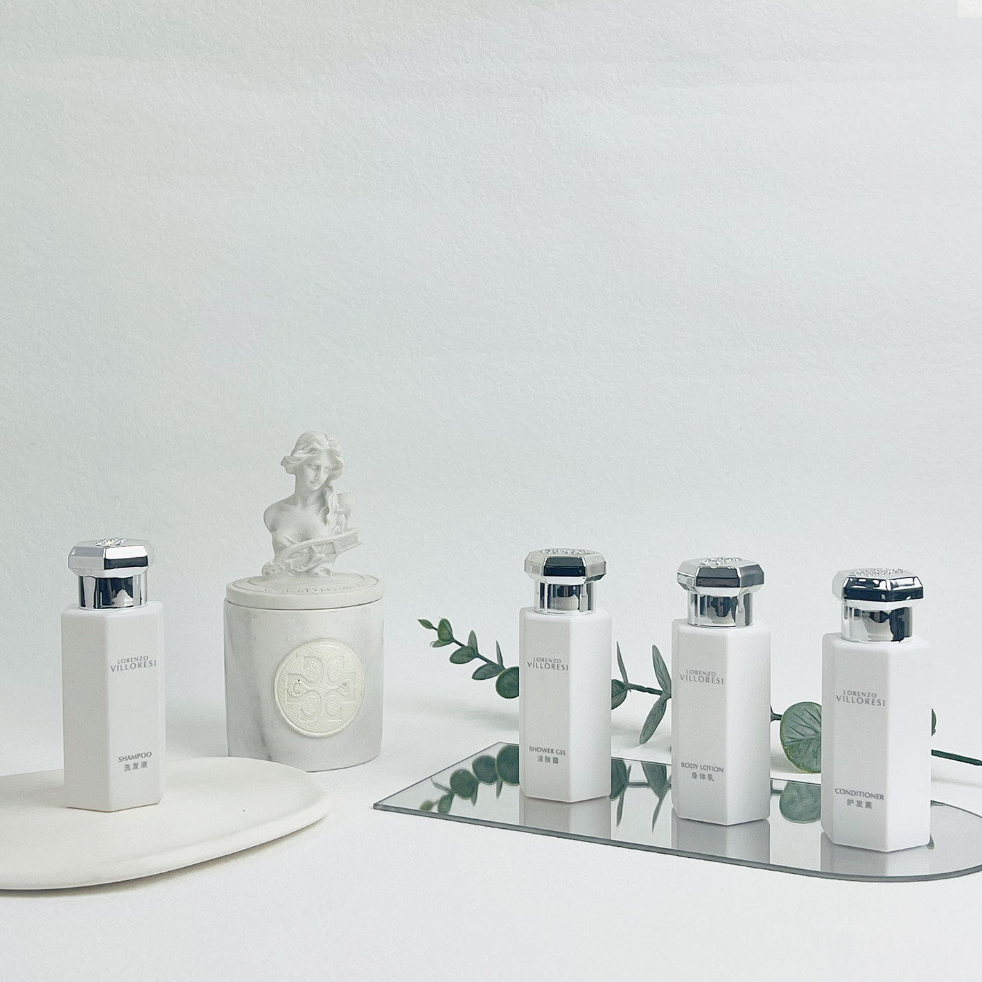 瑰丽酒店LORENZO 洗发水 沐浴露 润肤乳 护发素 洗护套装