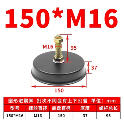 创鑫注塑机机床避震脚垫中号M16