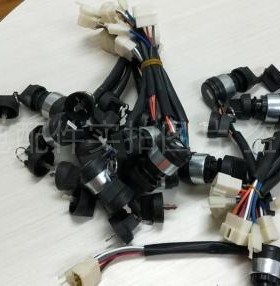 KIPOR开普汽油发电机静音JK4252CKDE65000E启动开关点火钥匙7线