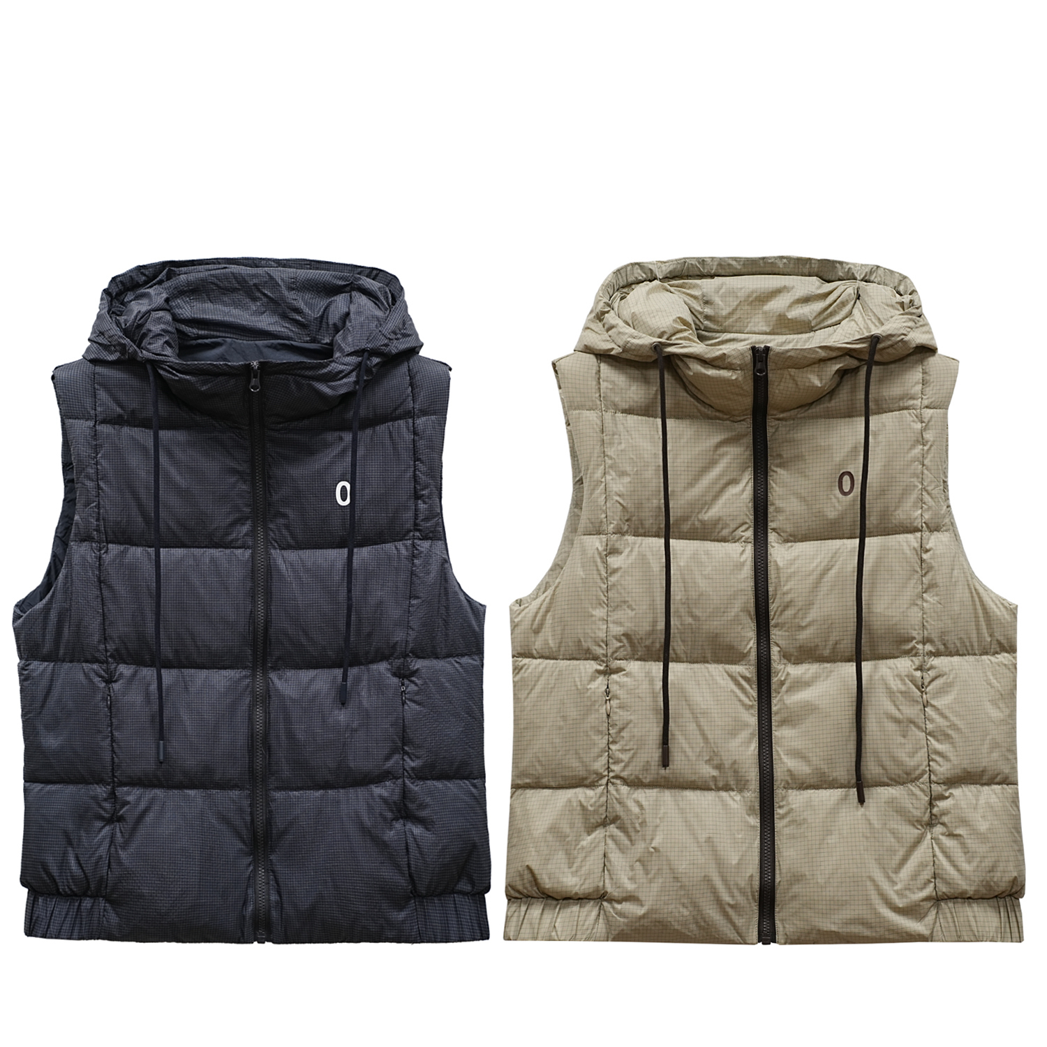 STUNNING JW/正品 25716 加厚款90白鸭绒休闲印格羽绒马甲