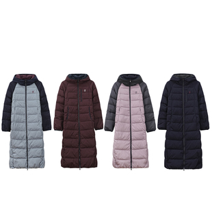 STUNNING JW/正品25522 加厚两面穿撞色白鸭绒保暖羽绒服长款