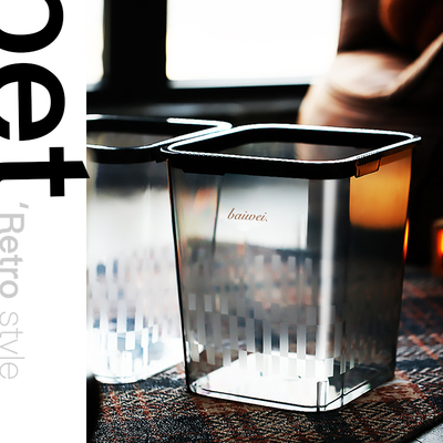 北欧垃圾桶家用厨房客厅卫生间卧室办公室厕所洗手间大号透明无盖