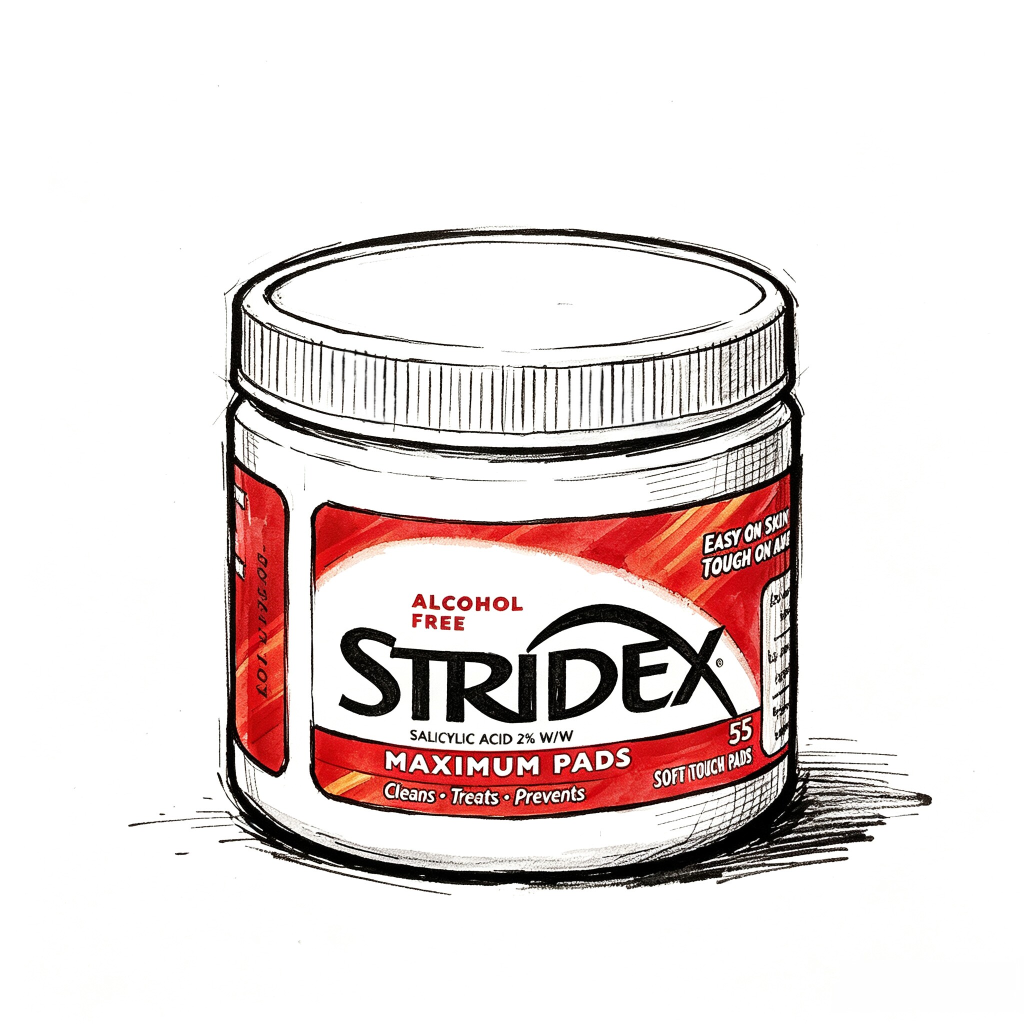 保税官方直发｜Stridex施颜适水杨酸棉片去闭口粉刺黑头清洁贴片图片