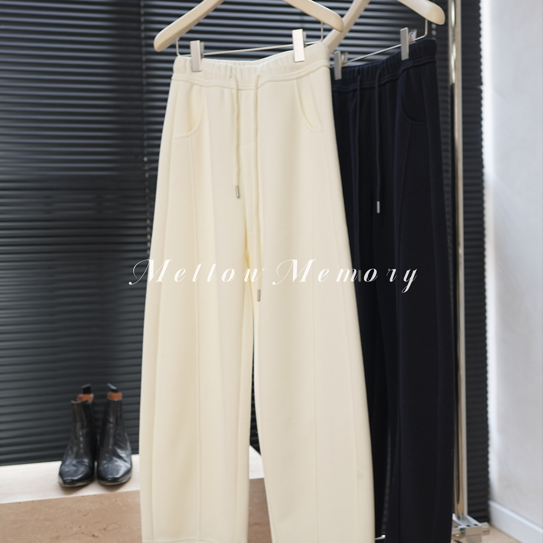 高棉超细厚绒小弯刀时髦直筒卫裤