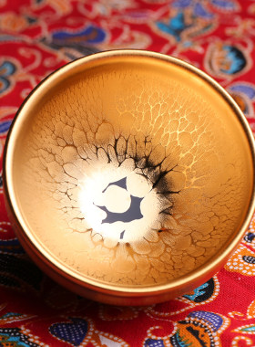 大师蔡志强金盏建盏主人杯茶杯