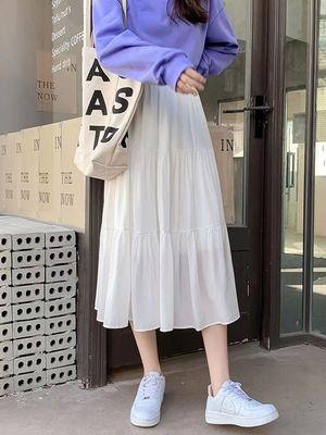 中长裙a字裙百褶裙蛋糕裙仙女裙