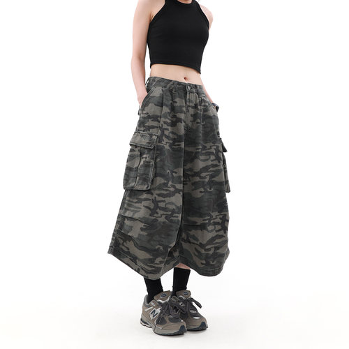 MRNEARLY七分短裤美式迷彩裤子男