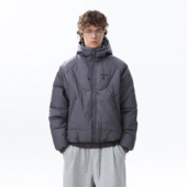 MRNEARLY美式 复古字母印花设计感棉服男2025冬季 宽松休闲外套潮