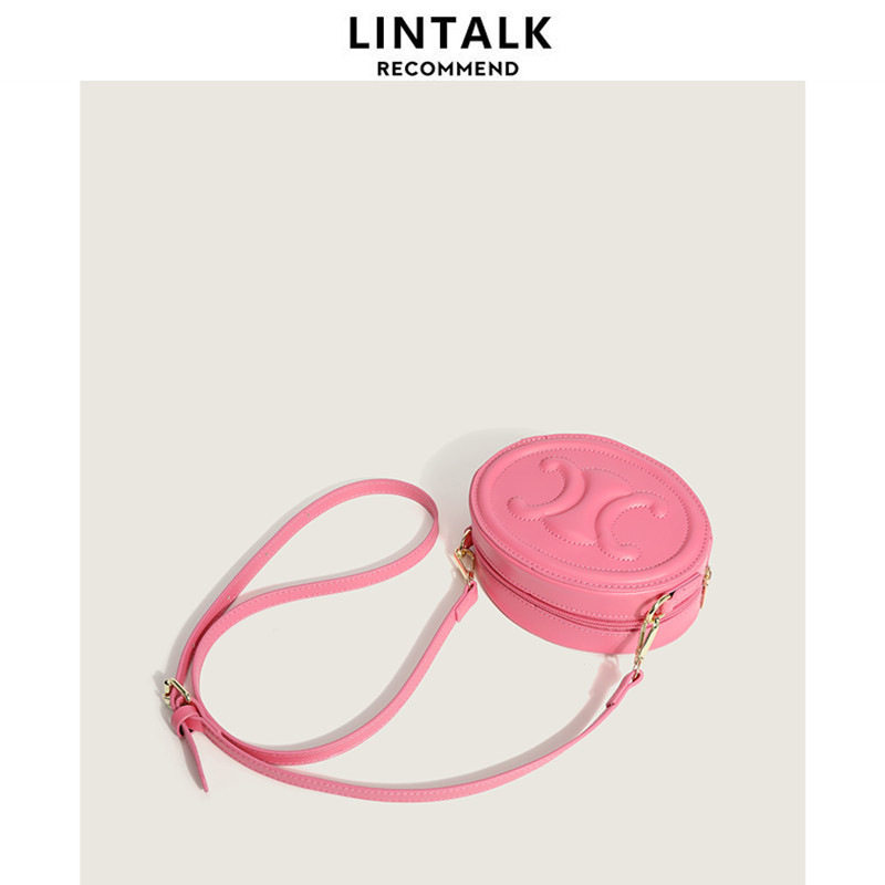 夏季天小圆包女2022新款凯旋门猪鼻子粉色可爱斜挎包,箱包皮具/热销女包/男包,腋下包,淘宝优惠券,粉丝福利购,淘宝优惠卷