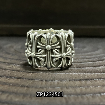 花魁925纯银圆墓葬戒指