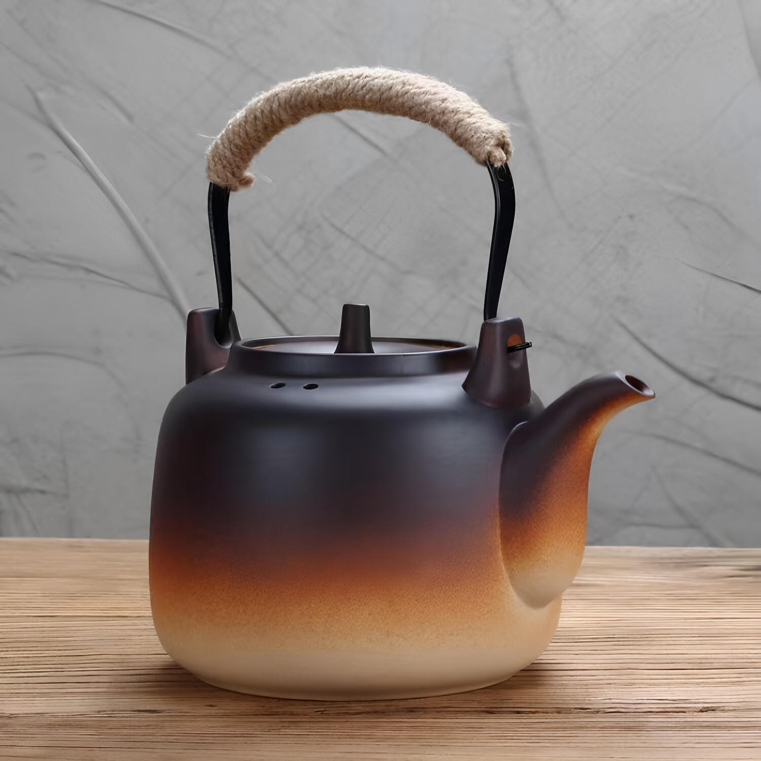 围炉煮茶壶烧烤炉打边炉电陶炉专用陶瓷烧水壶户外家用陶土炭火炉图片