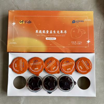 咔小白果蔬能量益生元果冻果味型俏韵诗菁华果冻轻肠通便纤纤果饮