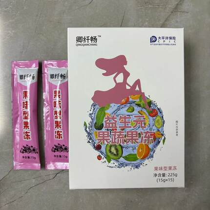 卿纤畅益生元果蔬果冻水蜜桃胡吃海喝水果酵素果冻梅子清宿便正品