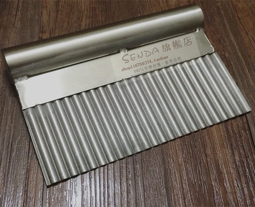 加厚不锈钢波纹刀狼牙刀切切丝刀