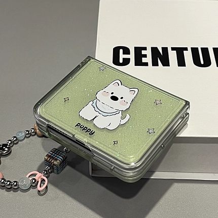 可爱星星西高地适用华为Pura X折叠屏手机壳pocket2小米mixflip2三星zflip7手链OPPO FindN3Flip荣耀vivo女款