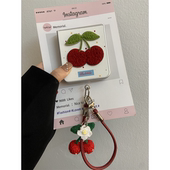 Find 小清新刺绣樱桃适用华为pocket2折叠屏手机壳小米mixflip个性 三星zflip6手绳挂件OPPO N3Flip荣耀vivo女