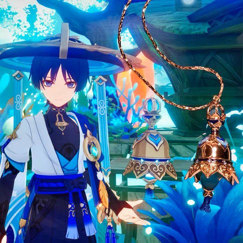 【现货秒发】流浪者项链周边专武沙上楼阁圣遗物饰品耳钉铃铛