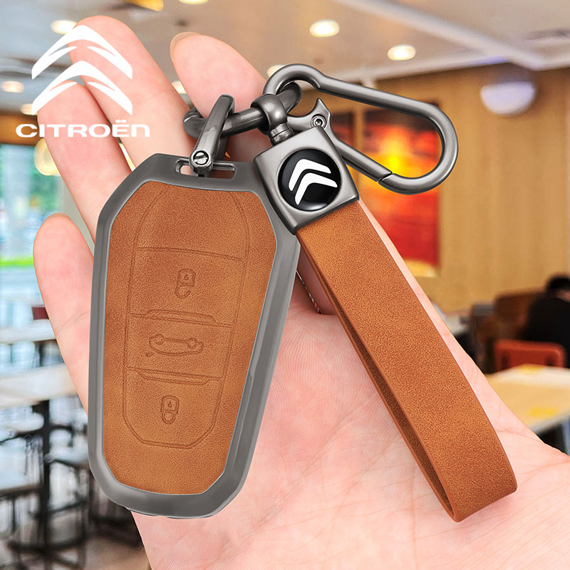 东风雪铁龙凡尔赛C5X钥匙套c4l世嘉爱丽舍C6天逸C5车c3xr包扣