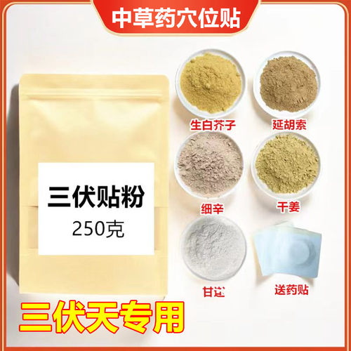 三伏贴中药粉250克灸冬病夏治