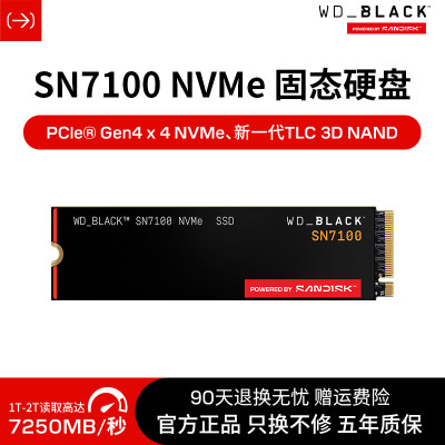 闪迪m.2/NVME固态硬盘1T2T500G