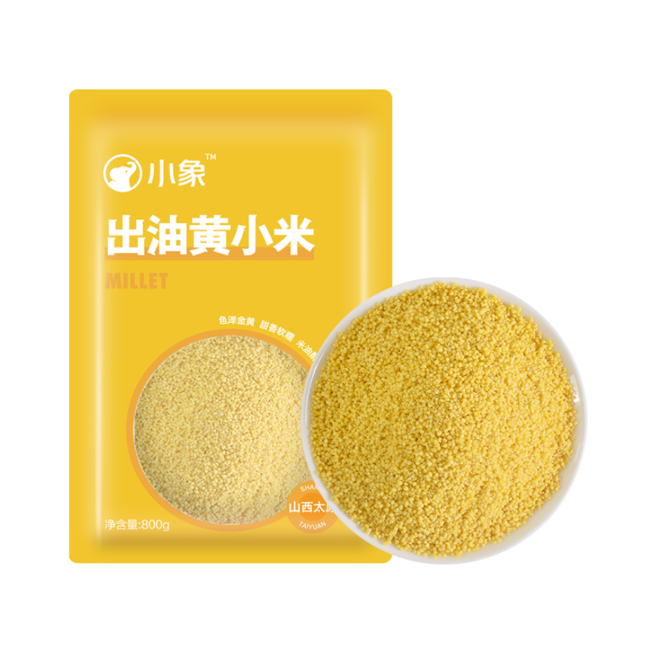 小象超市代购小象山西太原出油黄小米 东北糯米1kg