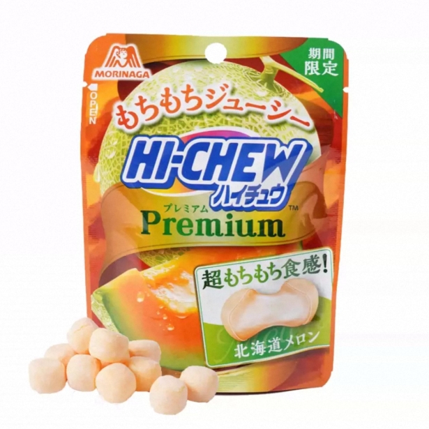 盒马代购 森永 嗨啾北海道甜瓜味软糖（充气糖果）32g日本进口