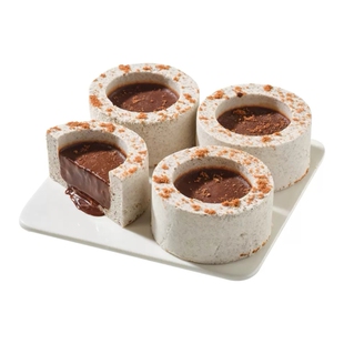 盒马烘焙 奥巧流心杯蛋糕340g（4粒）