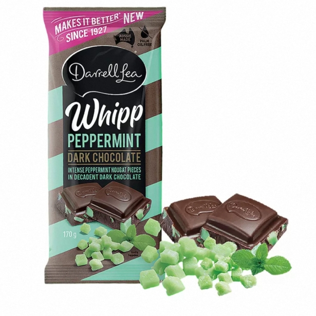 盒马代购 Darrell Lea薄荷味软糖黑巧克力170g澳大利亚进口