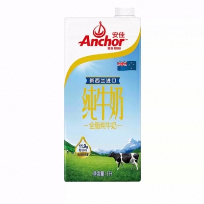 盒马代购 Anchor/安佳超高温灭菌全脂牛奶1L新西兰进口