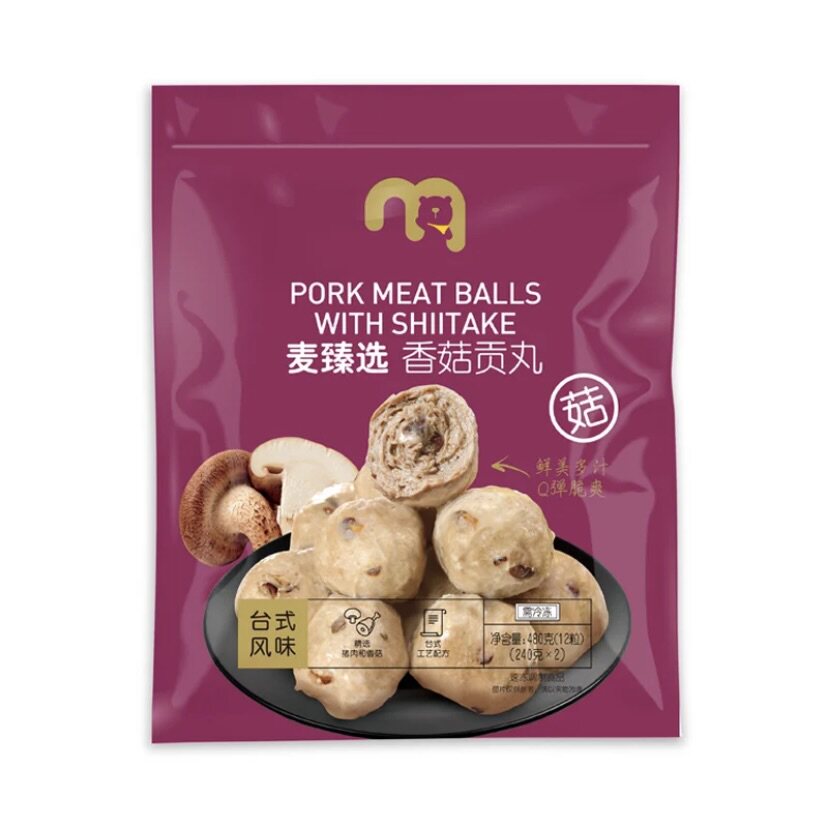 麦德龙麦臻选 香菇贡丸480g顺丰包邮